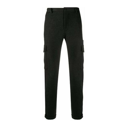 Dolce & Gabbana, Wool Cargo Pants Czarny, Mężczyzna, Rozmiar: L