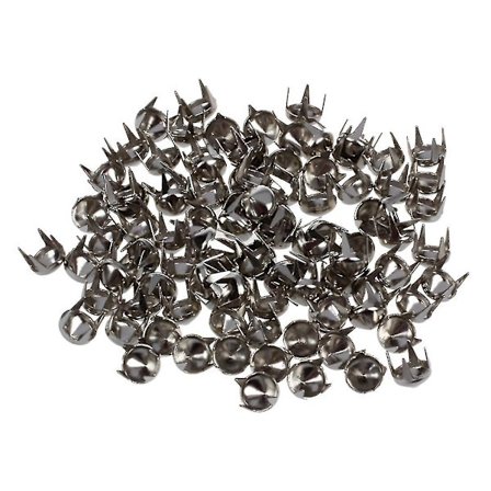 100 stk. Pyramider Nitter Gothic Punk Nitter Sølv -ZHENV