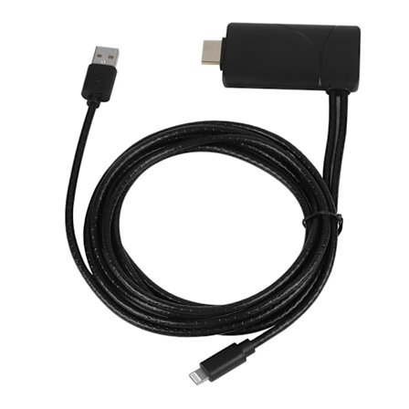 1,8 m Lightning til HDMI TV AV 1080P Mobiltelefon AV-kabeladapter for iPad