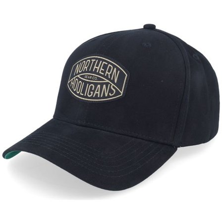 Northern Hooligans - Svart adjustable Keps - The Golden Cap Black Adjustable @ Hatstore