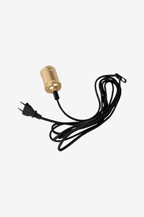 Star Trading - Ledning med fatning E27 Classical - Messing - Tilbehør - Fra Homeroom