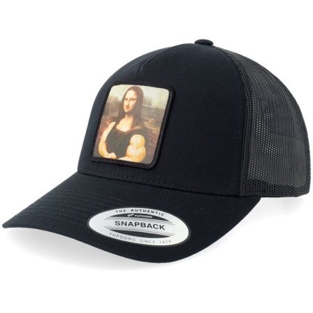 Berzerk - Svart trucker Keps - Lifting Mona Lisa Black A-frame Trucker @ Hatstore