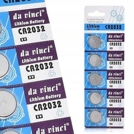 Litiumbatteri CR2032 3V – 5-Pakning | Lang Levetid | Universal Til Elektronikk