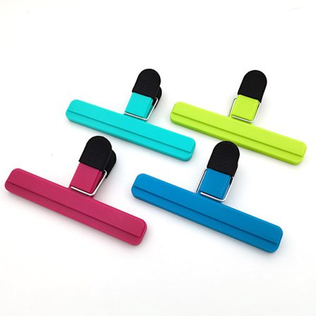 8-pack stora chipspåsklämmor - Olika storlekar Matpåsklämmor Plast Kraftigt Tätande Grepp