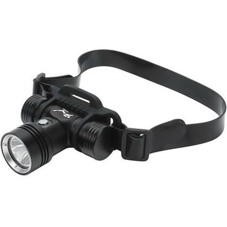 Superstark LED Dykhuvudlampa, 1000 Lumen Undervattensficklampa, IPX8 Vattentät, Lång Batteritid, Flygplansklassad Aluminiumlegering, Justerbar