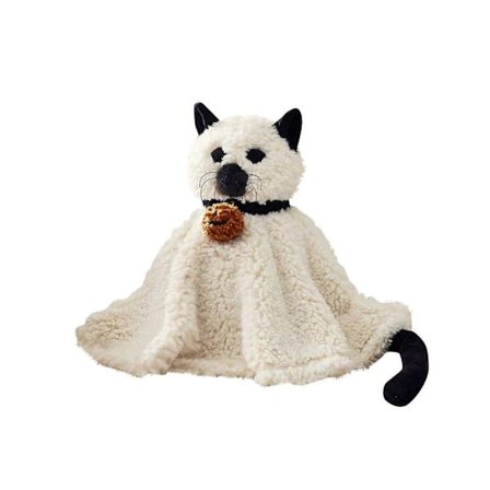 Pottery Barn Cleo Katte-spøkelse Formet Pute Halloween Dekor Gave