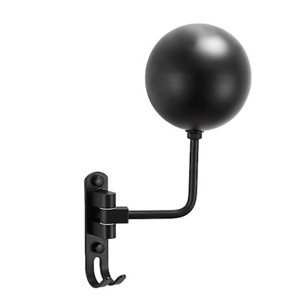 Kotiin sopiva kypäräteline leveällä pohjalla ja vedenpitävällä korroosionestomaalilla