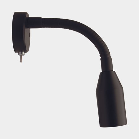 Lukulamppu Casolux Mary Special Flex, alumiini, musta, LED, 10 - 30 V, 1.5 W