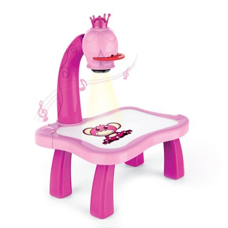 Barn Barn Utbildning tidig inlärning Musikalisk projektor Projektion Måla Ritning Bord Skrivbord Leksak Färgverktyg