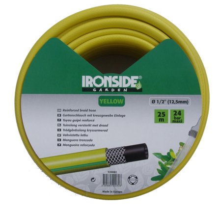 Ironside 500228 Vattenslang 1/2", kryssarmerad 50 m, Skog, trädgård & rengöring