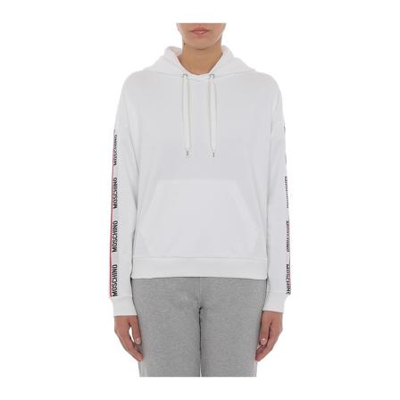 Moschino Hoodie Hvid, Dame