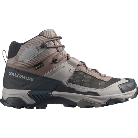 Salomon - X Ultra 5 Mid Gtx - Iron / Dark Navy