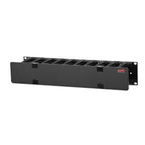APC Horizontal Cable Manager Single-Sided with Cover - rack-kabelføringssett - 2U