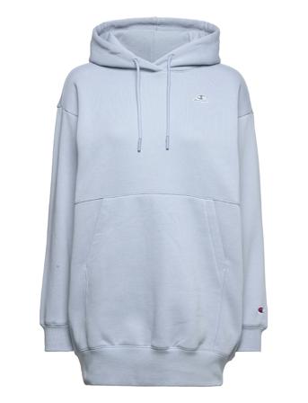 Maxi Hooded Sweatshirt Hoodie Blå Champion