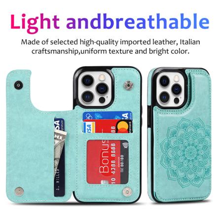 1 stk Kompatibel med iPhone 13 Pro Max Wallet Case med Kort