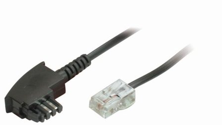 OEM Kabel TK TAE 2m, TAE-F/RJ45,