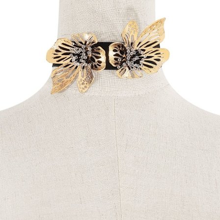 Choker Halsband Kedja Halsband GULD