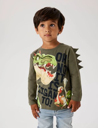 name it Nmmdovid Giganto Nreg Ls Top Noos Vde - Green - 92