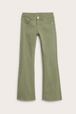 Kappahl | Bootcut jeans low waist Mørkegrønn 164 | Mørkegrønn