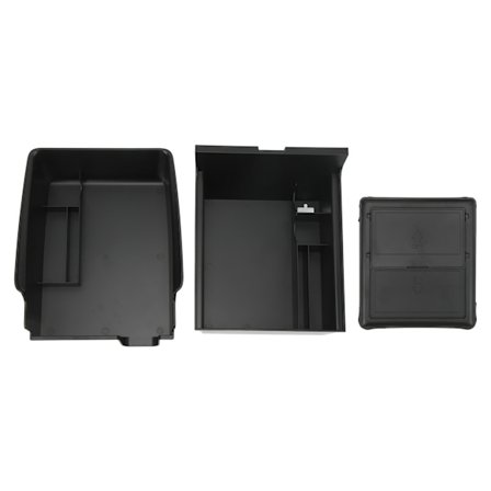 Midtkonsoll Oppbevaringsbrett ABS Armlene Organizer Boks Skuffbeholder Erstatning for Tesla Model 3 Y Uten Silikonputer