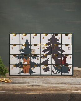 Star Trading Borddekorasjon Julekalender Forest Friend Multi