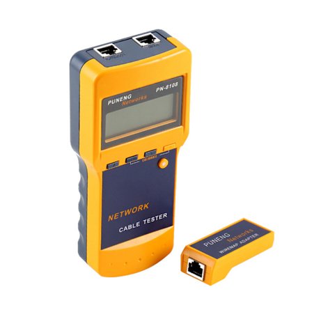 PN 8108 Nätverks LAN Kabeltestare Kabelfel Kontinuitet Längdtestning RJ45 RJ11 Trådspårare Wiremap Adapter Test