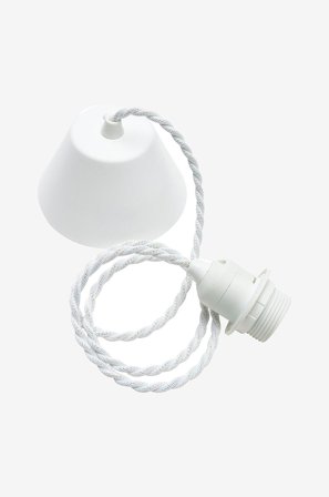 PR Home - Takupphänge Tvinnad 1,2 m - Vit - Tillbehör - Från Homeroom