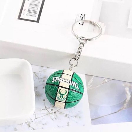 Volleyball Nøglering Vedhæng Fodbold Strandbold Basketball Nøglering Kæde