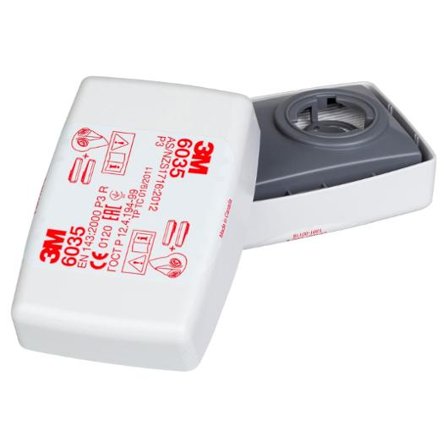 3M Partikelfilter 6035 P3 - Lyreco - Skyddsutrustning - Andningsskydd - Tillbehör