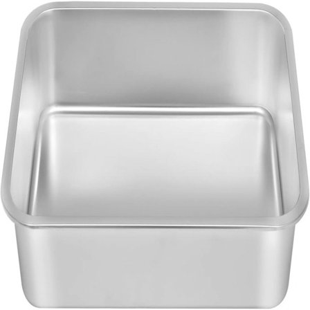 Kattebakke i rustfrit stål, ekstra stor metal kattebakke til små katte, kaniner, store katte, absorberer lugte, rustfri, non-stick, kattesand