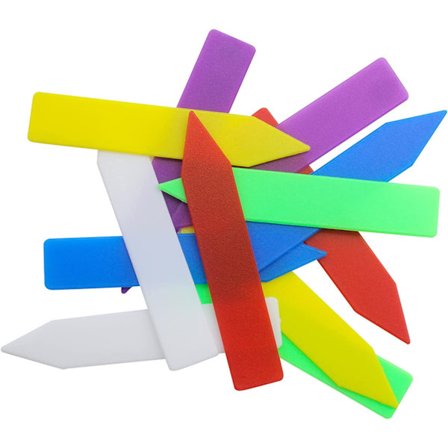 120 stk 4 tommers plastplantetiketter vanntette barnehagehage