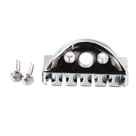 Headless Guitar String Lock 6 String Electric Guitar Bridge Låsmutter Musikinstrument Tillbehör Silver