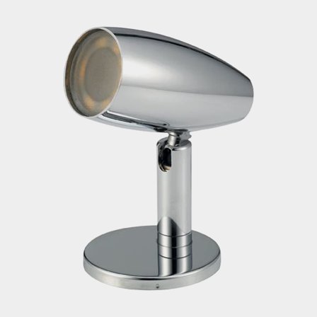 Leeslamp 8236, verchroomd messing, LED, 10 - 30 V, 2 W, met warm wit licht