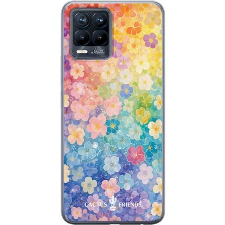 Yhteensopiva Puhelinkuori Realme Realme 8 Cactus and Friends – RainbowBloom