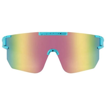 Sportsbrille med speilglass - Blå/Rainbow