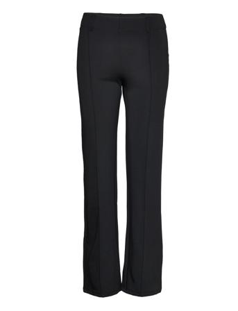 Jersey Trousers Bukser Med Rette Ben Svart Gina Tricot