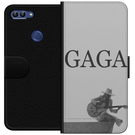 Yhteensopiva Lompakkokotelo Huawei P smart Stitch ympäröity mustikoilla söpössä kawaii-tyylisessä nallekarhussa