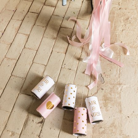 Bröllopsburkar Mr & Mrs