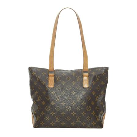 Louis Vuitton Vintage, Pre-owned Cabas Piano Monogram Tote Bag Bruin, Dames, Maat:ONE Size,Canvas