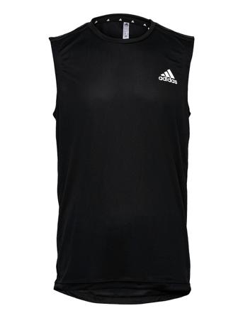 Aeroready Designed To Move Sport 3-Stripes Tank Top T-shirts Sleeveless Musta Adidas Performance