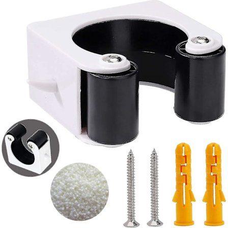 Vægmonteret cykelholder Cykelspænde Cykelklips Cykelholder Bærbar cykel (1 stk, sort)