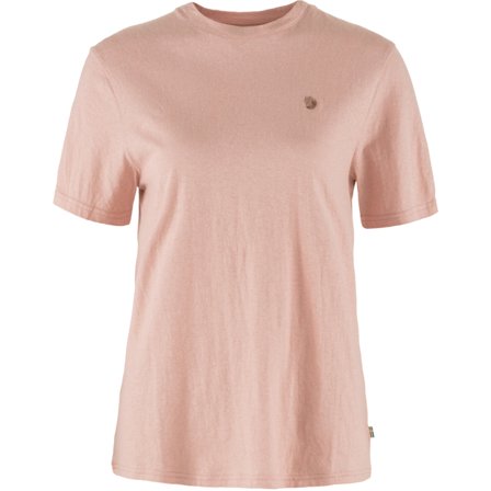 Fjällräven Hemp Blend T-shirt S - female - Chalk Rose - T-Skjorta & tank Topps