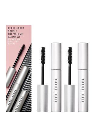 Bobbi Brown Double The Volume Mascara Set Presentaskar & Dam Svart 1 PCS