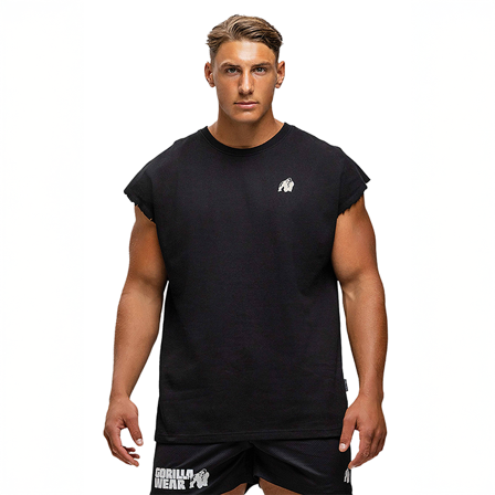 Gorilla Wear Bouse Cut Off Tanktop Sort