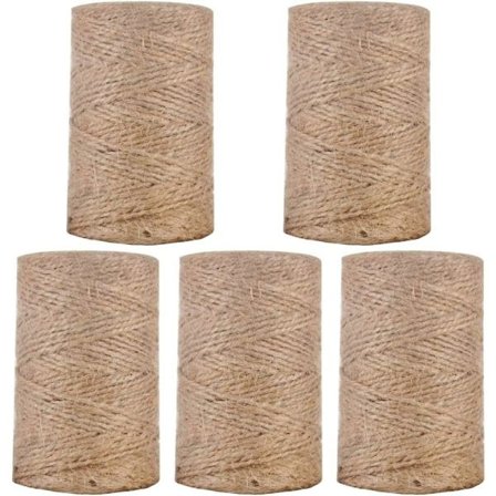 Jute Rep 5 Rullar Naturlig Jute Jute Rep Jute Tjock Trädgårds Present