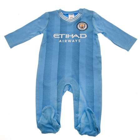 Manchester City FC Baby 2023/2024 Sovdress 6-9 Månader Blå