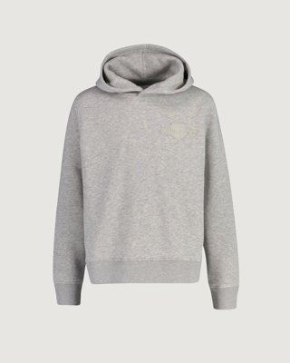 GANT - Archive shield hettegenser til ungdom light grey melange
