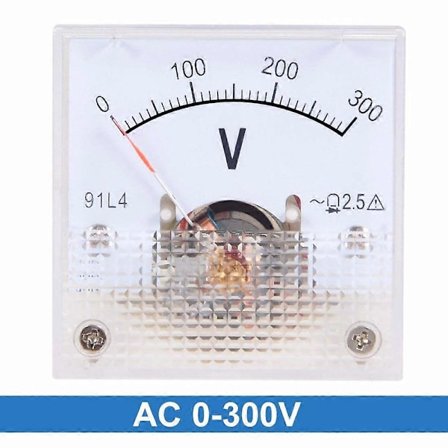 91L4 AC 0-300V 150V 250V 450V Analog Panel Volt Spændingsmåler Voltmeter Måler AC 0-300V