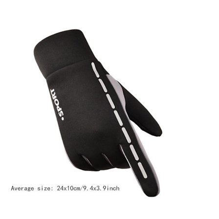 Herre Vinter Varme Vandtætte Handsker med Elastisk Anti-slip Manchet og Termisk Foring