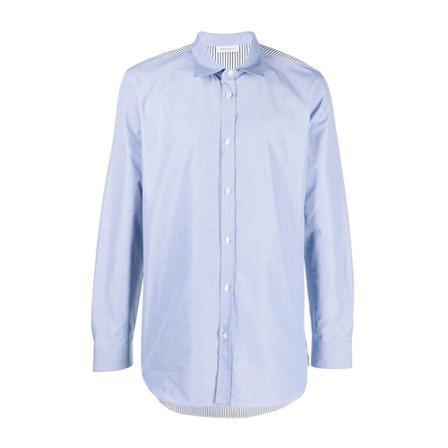 Alexander McQueen Casual Shirts , Blauw , Heren , Maat: S